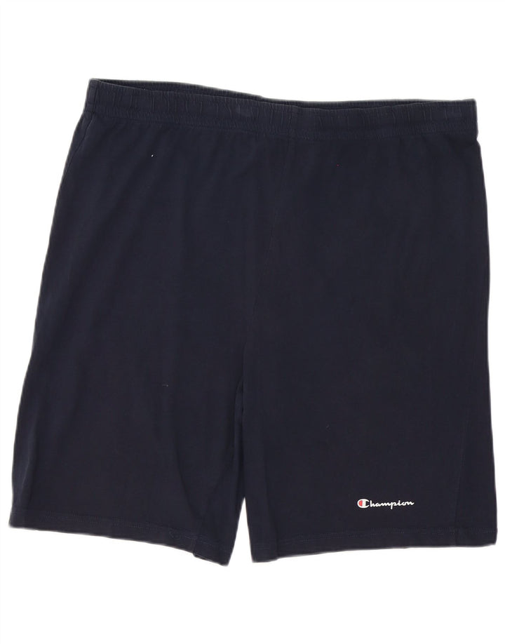 Shorts esportivos masculinos Champion 3XL algodão azul marinho