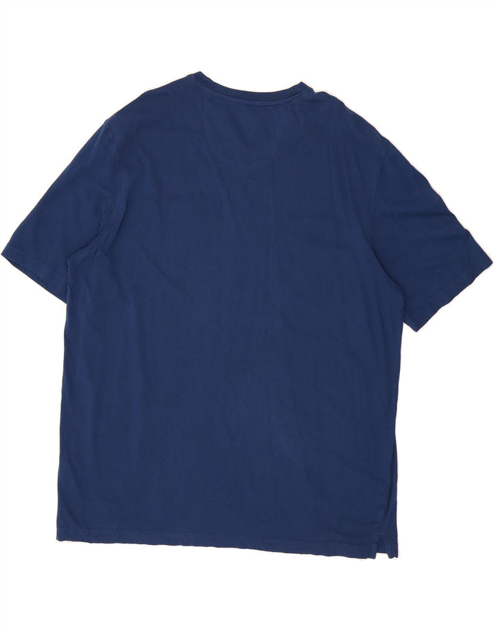 GREG NORMAN Mens Big & Tall T-Shirt Top 2XL Blue Cotton Vintage Greg Norman and Second-Hand Greg Norman from Messina Hembry 