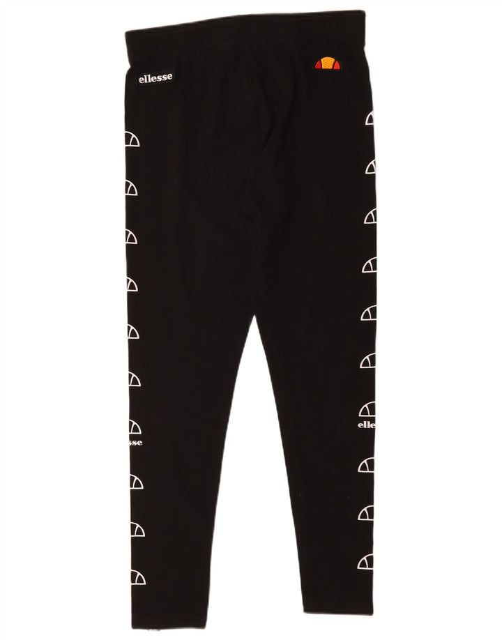 Ellesse Leggings Femininas Gráficas UK 14 Grande Preto