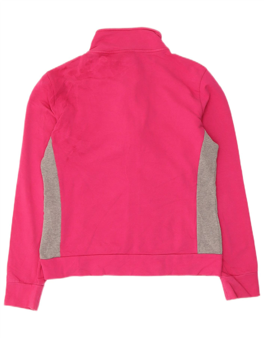 Jaqueta feminina de treino ELLESSE Reino Unido 12 algodão colorblock rosa médio