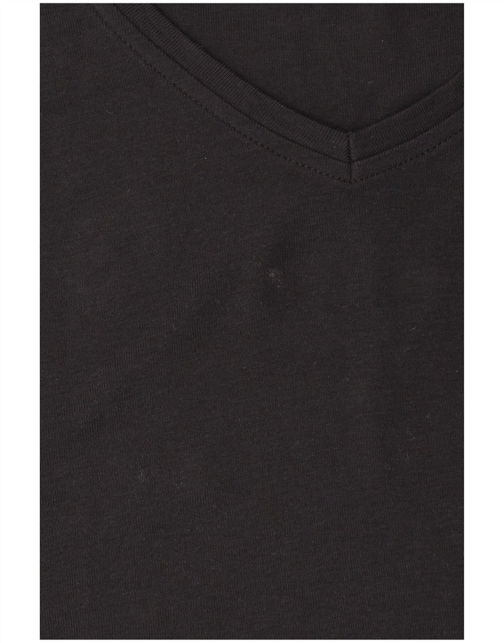 CHAMPION Colete feminino Easy Fit Top UK 20 2XL algodão preto