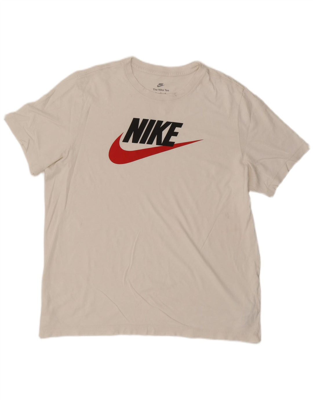 Camiseta Nike masculina gráfica Top XL algodão branco