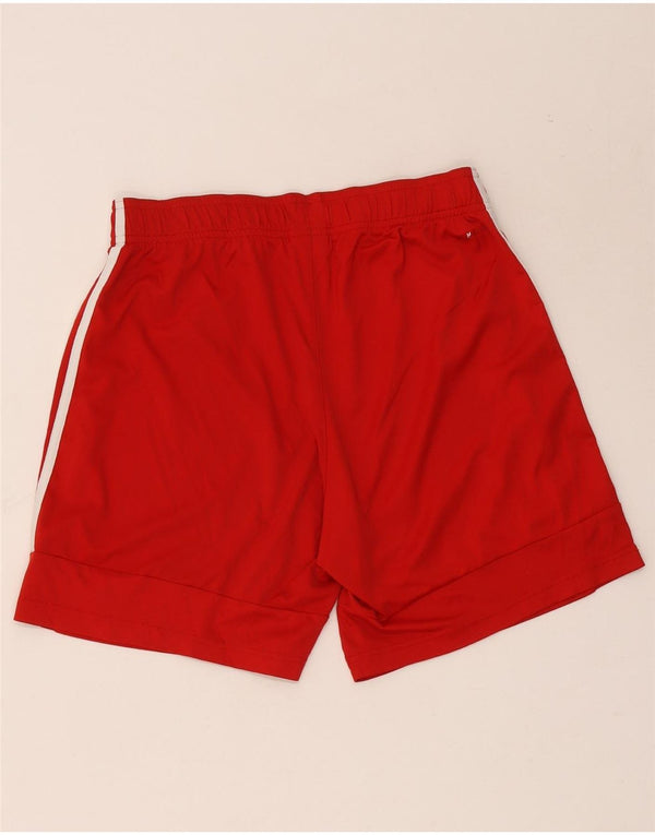 Shorts esportivos femininos Adidas UK 14 poliéster vermelho médio