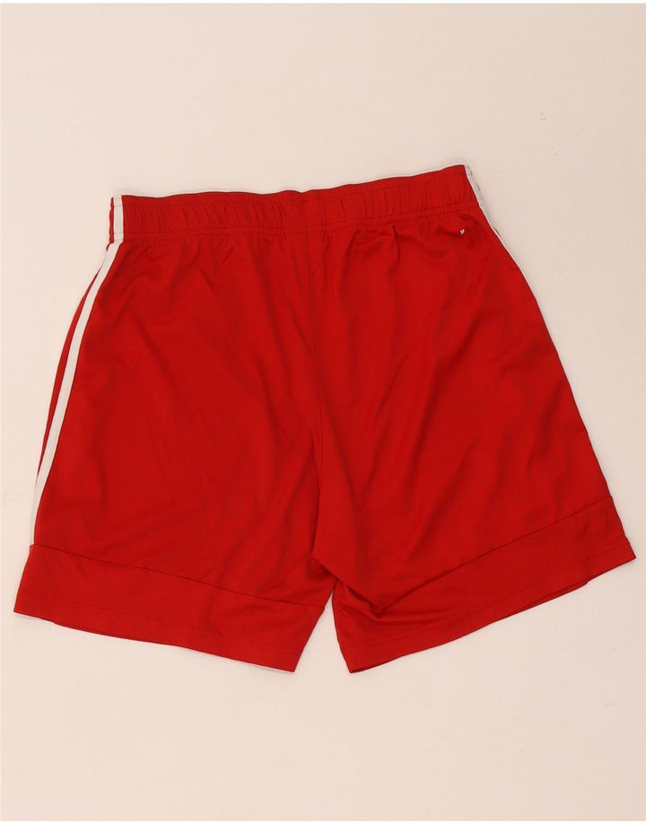 Shorts esportivos femininos Adidas UK 14 poliéster vermelho médio