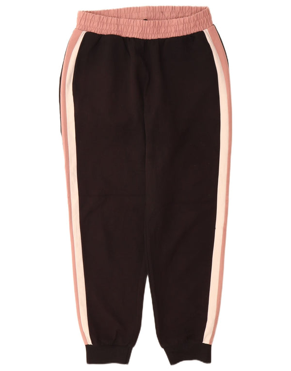 Calça de treino feminina Zara Joggers UK 12 Medium Black Colourblock