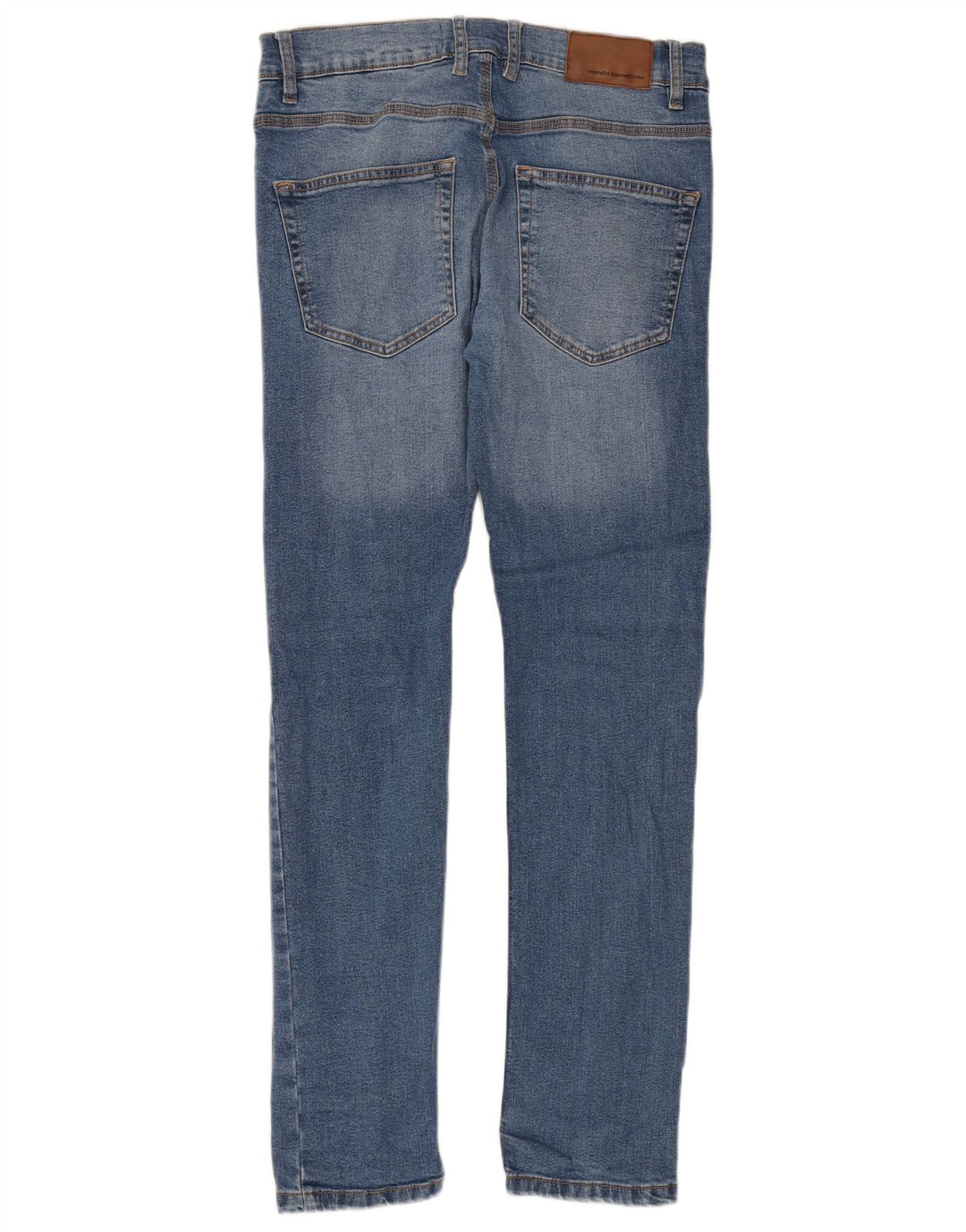 French Connection Masculino Slim Jeans W32 L32 Azul Algodão
