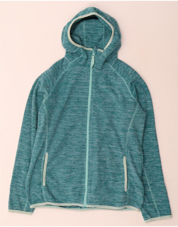 Jaqueta de lã feminina Mountain Warehouse UK 12 médio turquesa manchada