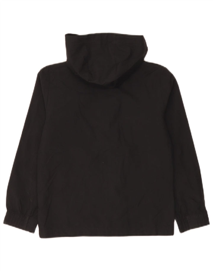 Casaco de chuva com capuz Adidas Boys 7-8 anos preto poliéster