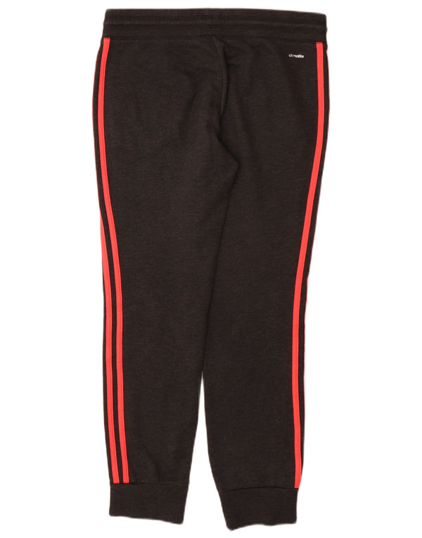 Adidas Womens Climalite Calças de treino Joggers UK 10 Small Grey