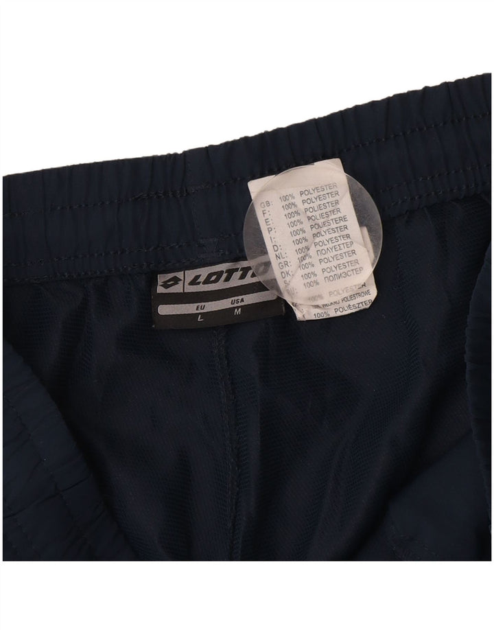 Lotto Mens Sport Shorts Grande Poliéster Azul Marinho