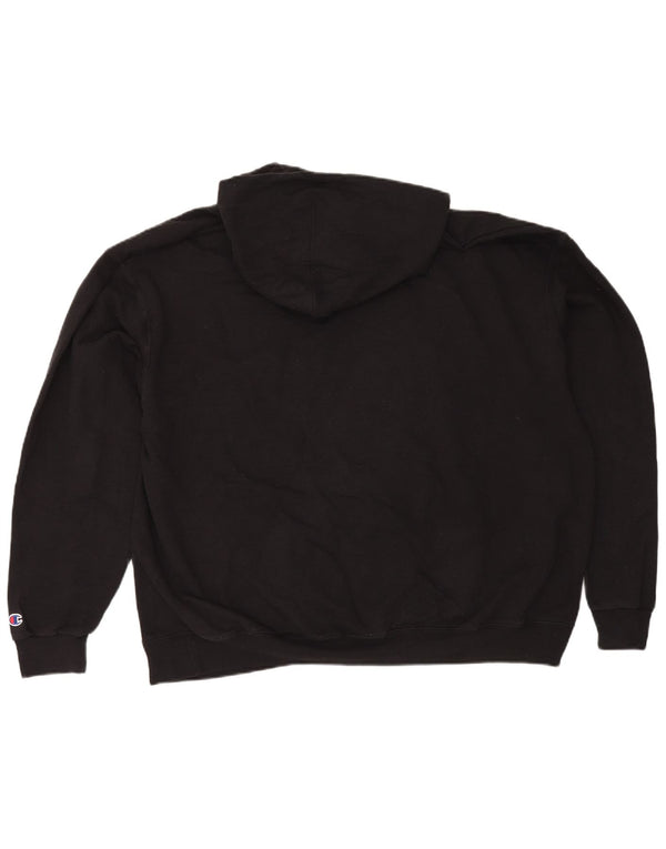 Jumper feminino com capuz gráfico Champion Pacific Lutheran UK 20 2XL preto