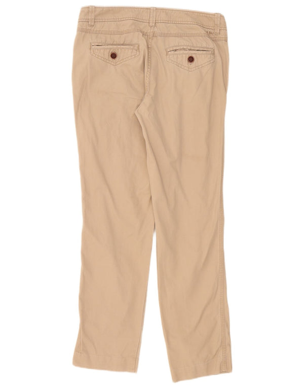 Calça Chino Slim Fit Feminina Fat Face Reino Unido 10 Pequeno W32 L30 Algodão Bege