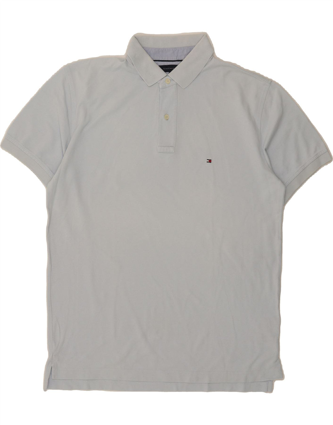 TOMMY HILFIGER Mens Polo Shirt XL Blue Cotton Vintage Tommy Hilfiger and Second-Hand Tommy Hilfiger from Messina Hembry 