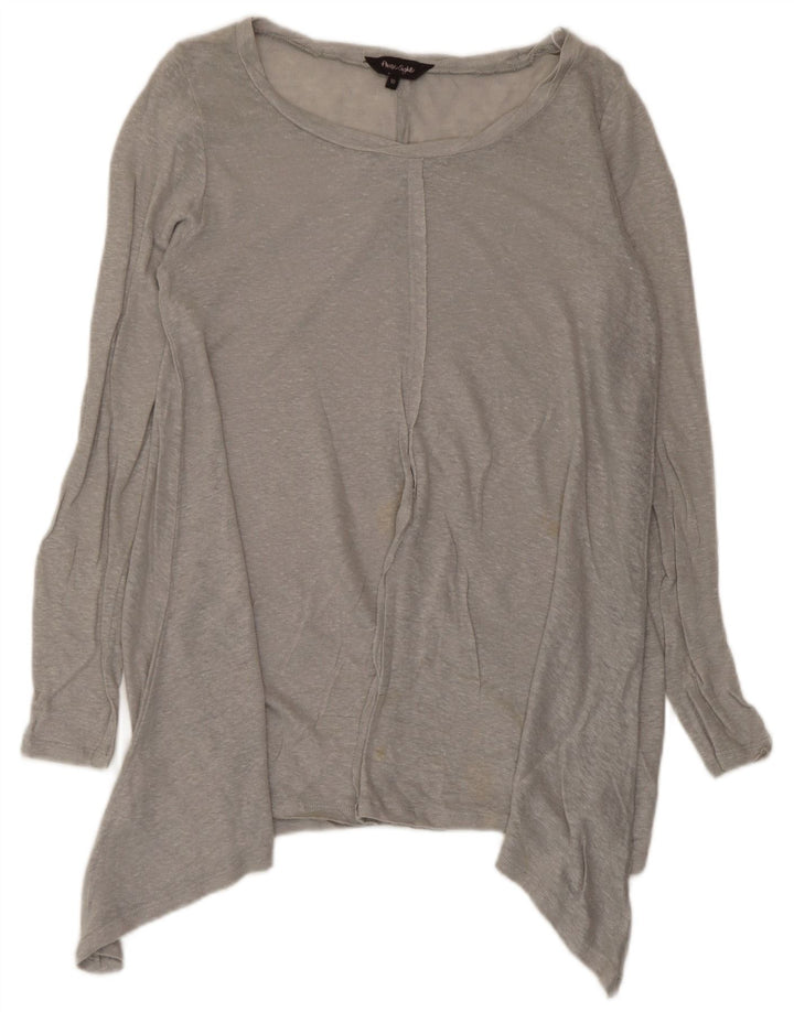 Túnica assimétrica feminina Phase Eight UK 10 pequena cinza
