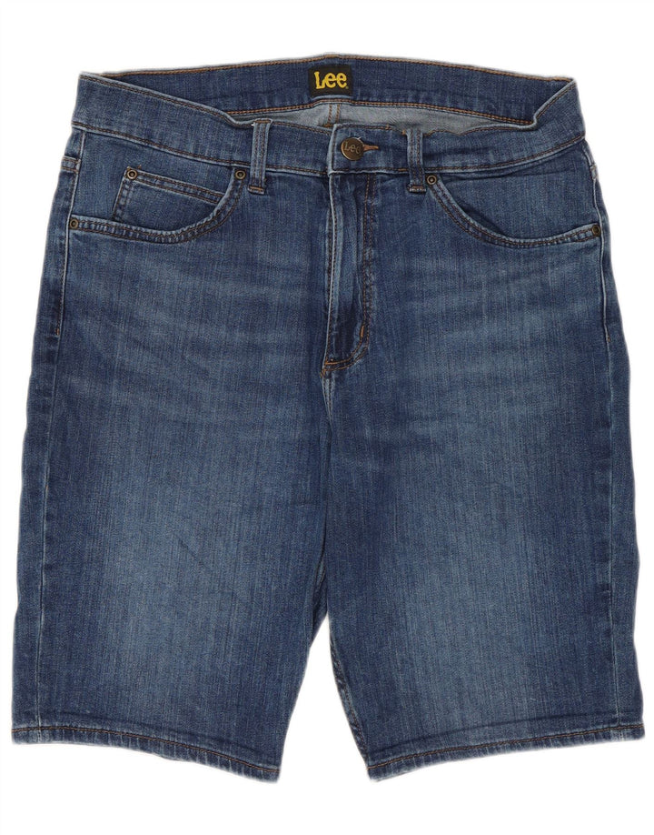 Shorts jeans masculino Lee W33 grande algodão azul