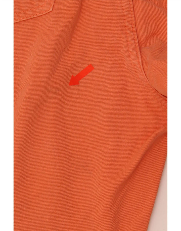 VINTAGE Womens Tapered Jeans W33 L30 Orange Cotton Vintage Vintage and Second-Hand Vintage from Messina Hembry 