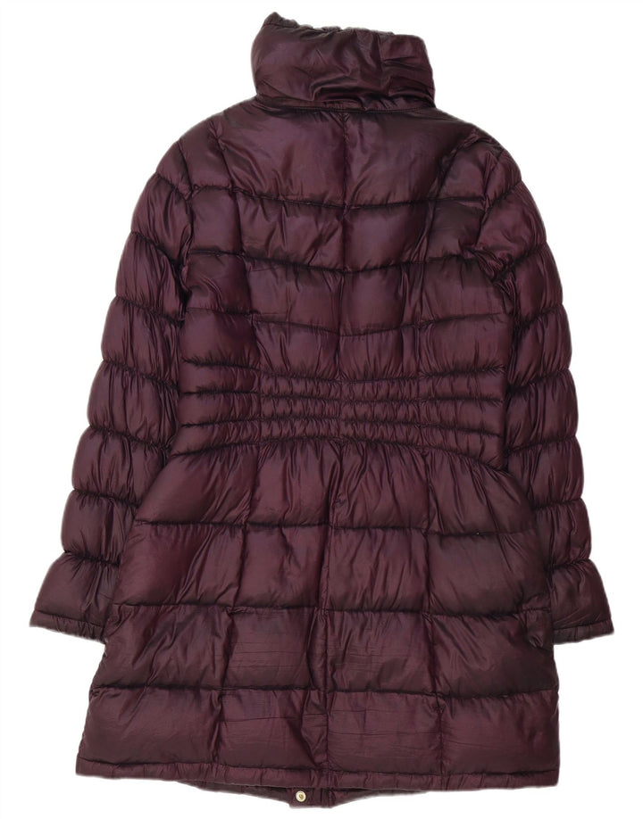 Casaco acolchoado feminino Michael Kors UK 16 grande roxo
