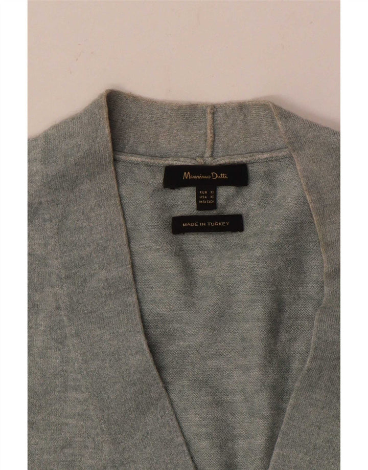 Suéter cardigã oversized feminino Massimo Dutti Reino Unido 6 XS cinza