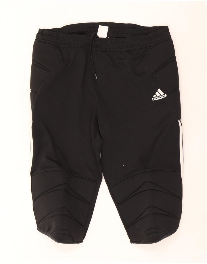 Adidas Mens Climalite Capri Calças de treino XL Preto Poliéster
