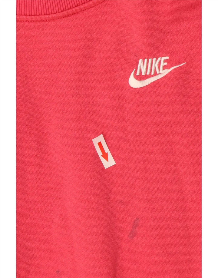 Moletom Nike Meninas Jumper 10-11 Anos Médio Algodão Rosa