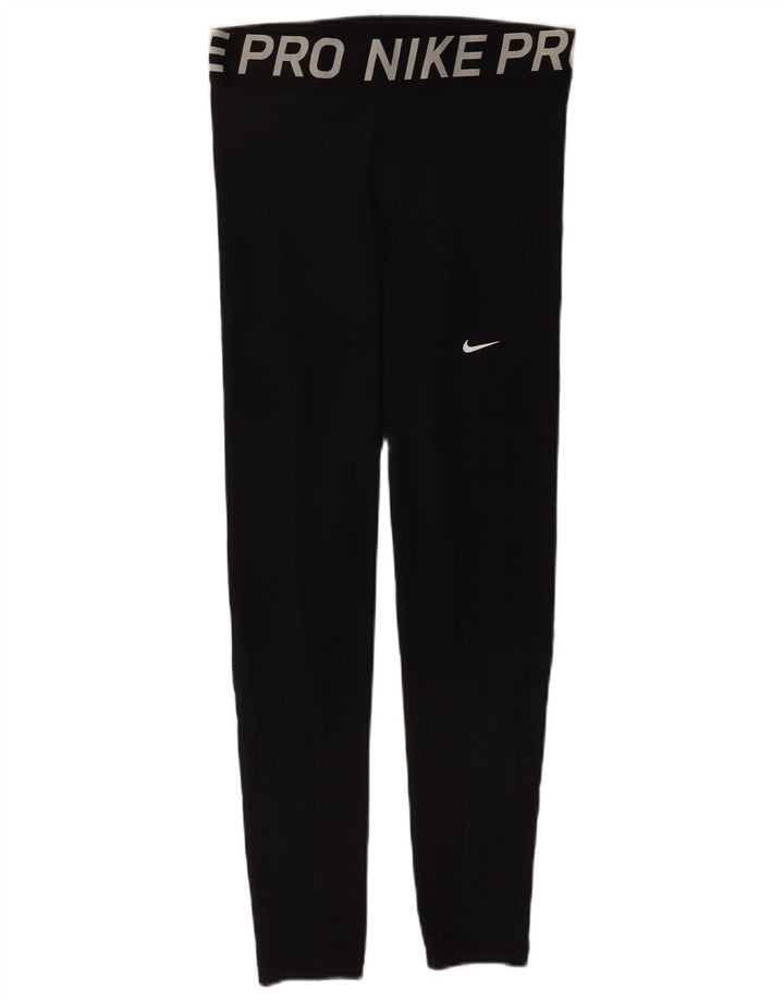 Leggings Nike Femininas Graphic Grande Poliéster Preto