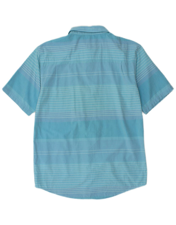 Camisa Calvin Klein Jeans Menino Manga Curta 15-16 Anos XL Listrado Azul