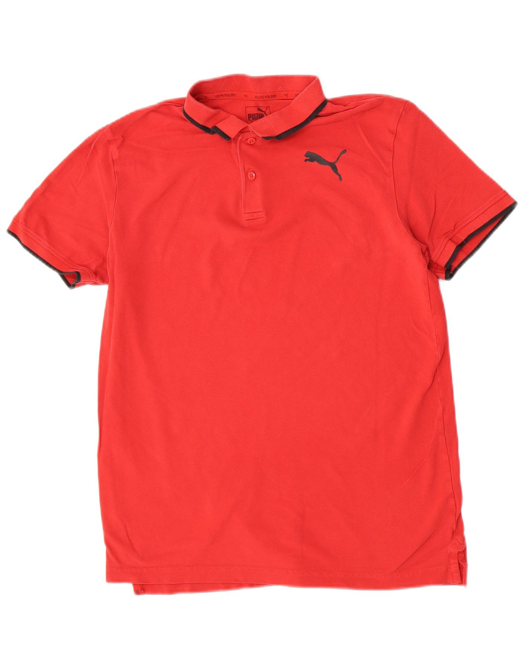 Camisa polo masculina Puma vermelha média