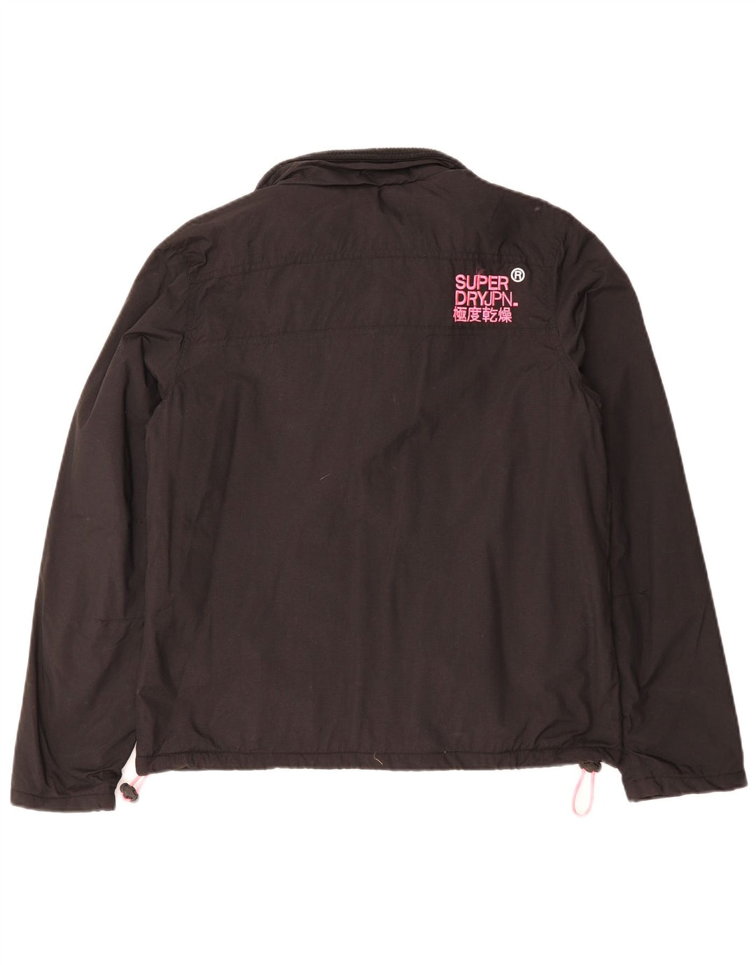 Jaqueta corta-vento feminina SUPERDRY The Windhiker UK 16 grande preta