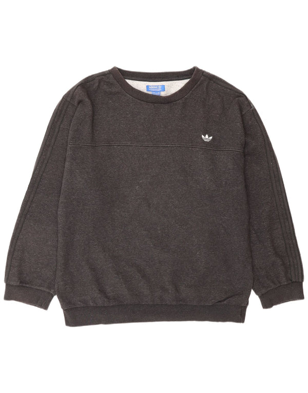 Adidas Mens Moletom Jumper XL Cinza Algodão