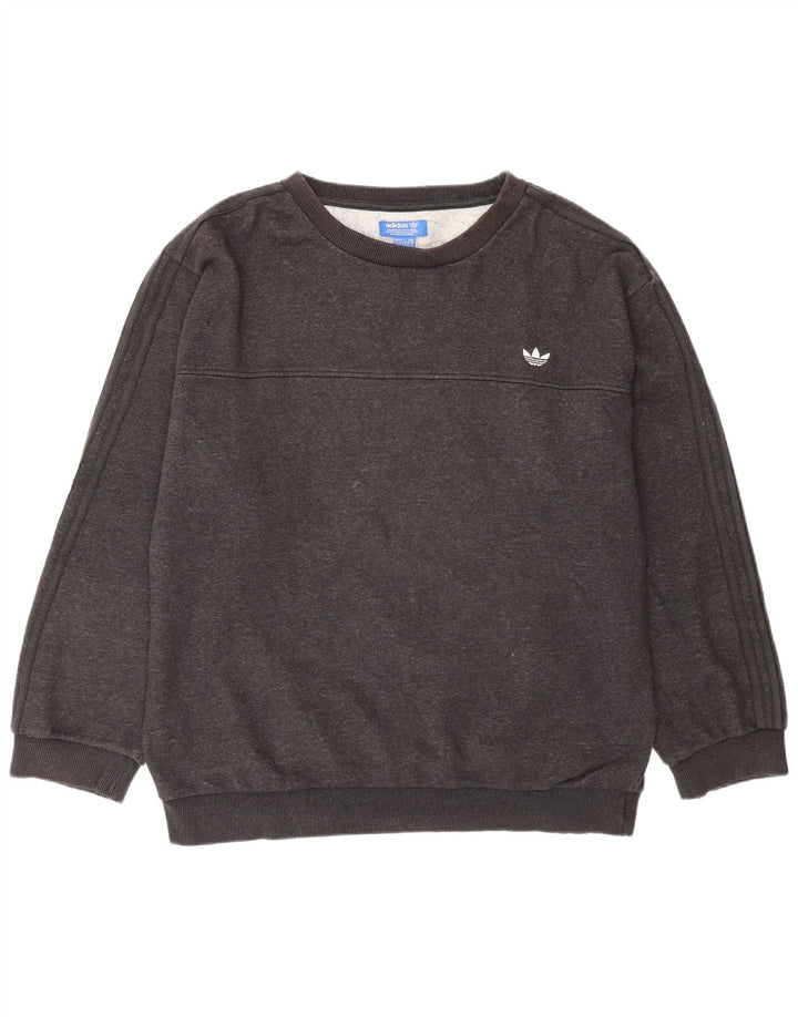 Adidas Mens Moletom Jumper XL Cinza Algodão