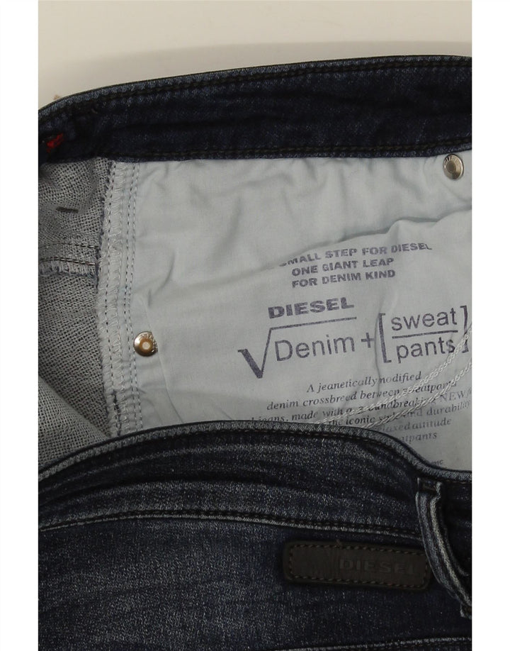 DIESEL Calça Jeans Feminina Crop Slim W27 L24 Azul Algodão