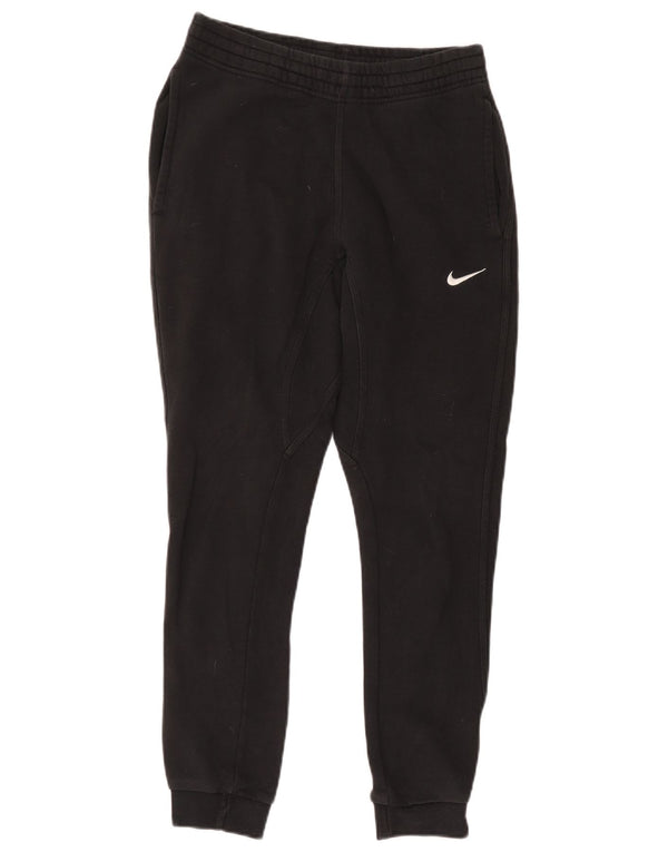 Nike Mens Treino Calças Joggers Pequeno Algodão Preto