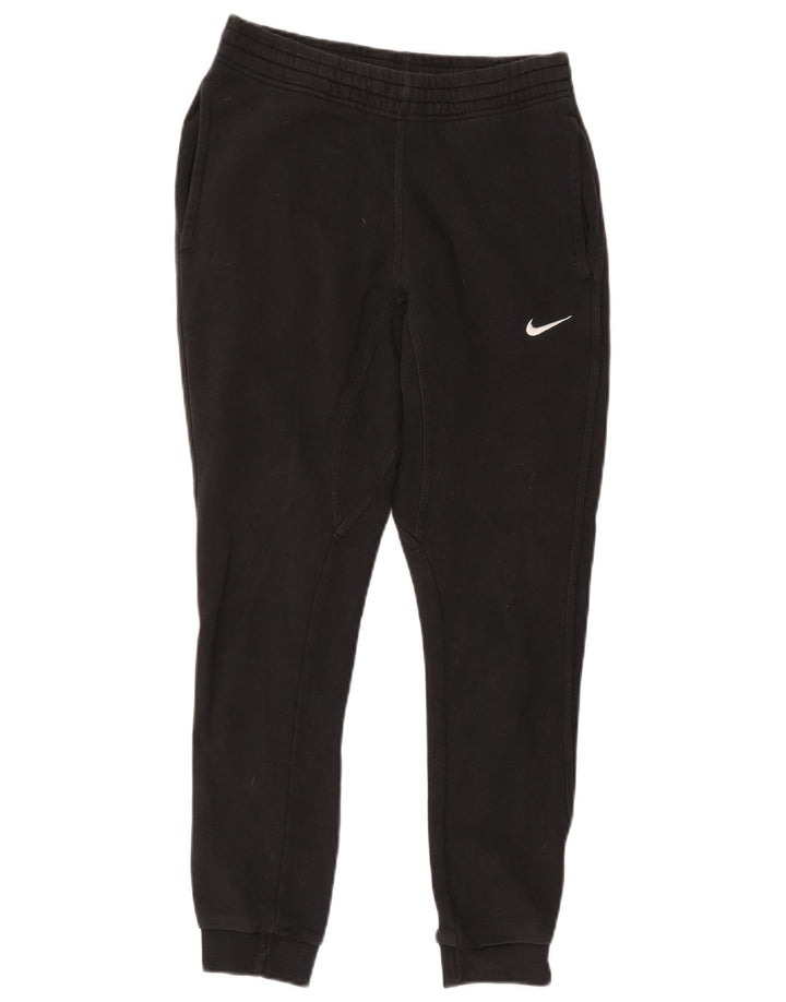 Nike Mens Treino Calças Joggers Pequeno Algodão Preto