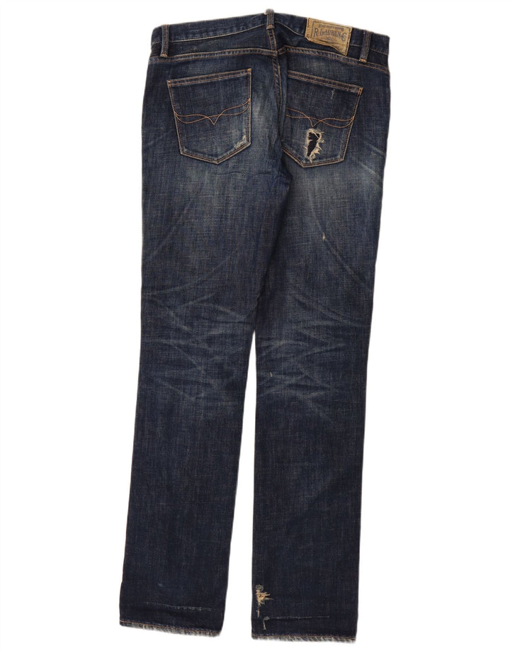 Jeans Slim Feminino Ralph Lauren W30 L34 Azul Marinho