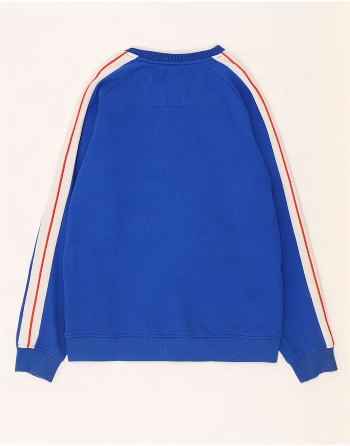 Nautica moletom gráfico masculino jumper grande azul colorblock algodão