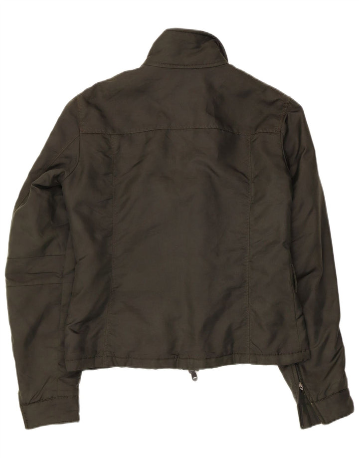 Jaqueta utilitária feminina Refrigiwear UK 14 grande nylon cáqui