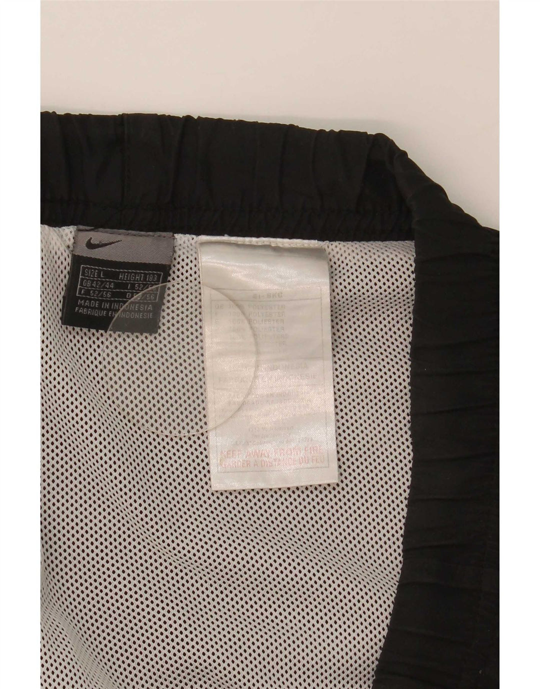 Nike Mens Sport Shorts UK 42/44 Grande Poliéster Preto