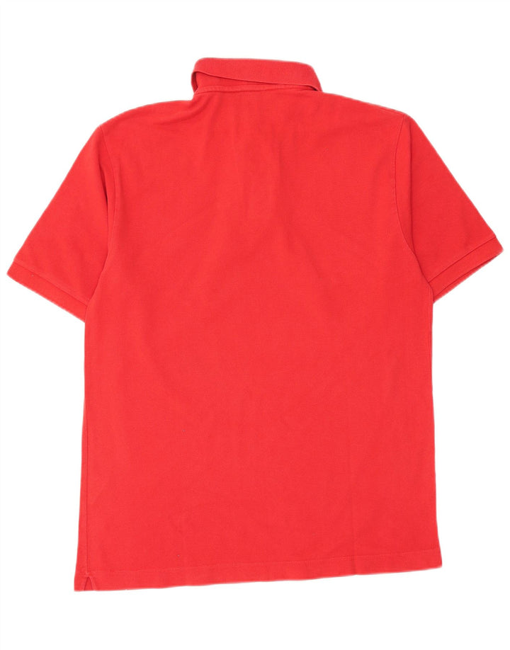KAPPA Mens Polo Shirt Medium Red Cotton