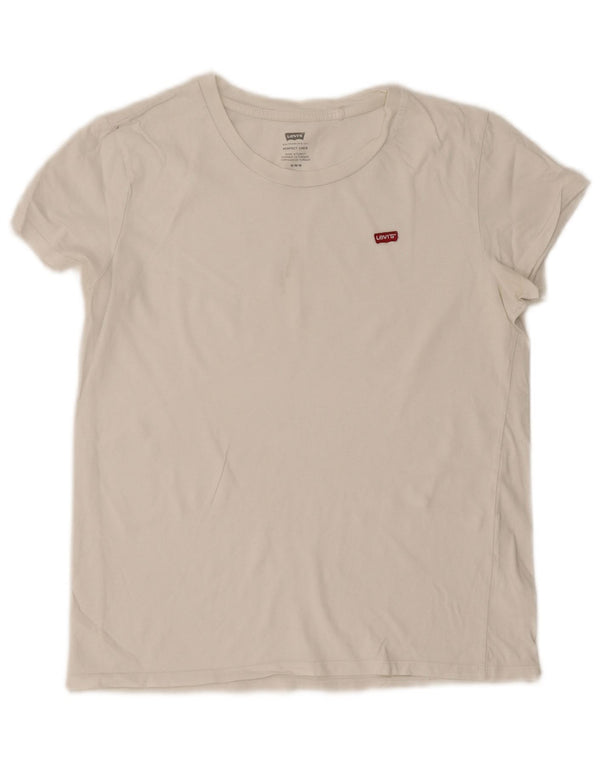 Camiseta feminina Levi's UK 14 médio branco