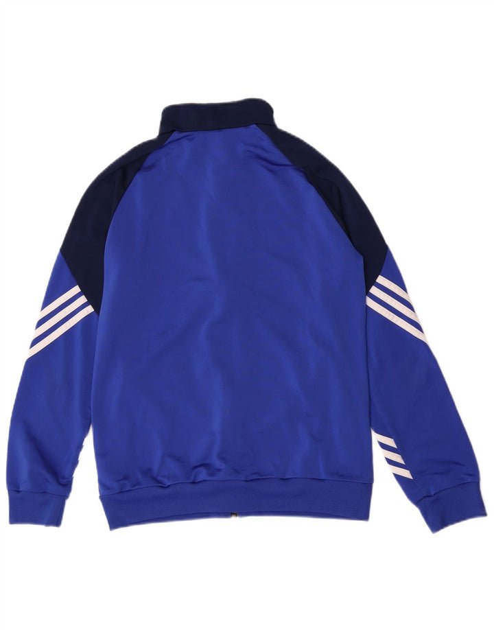 Jaqueta Adidas Meninos Treino Top 13-14 Anos XL Azul Colorblock Poliéster