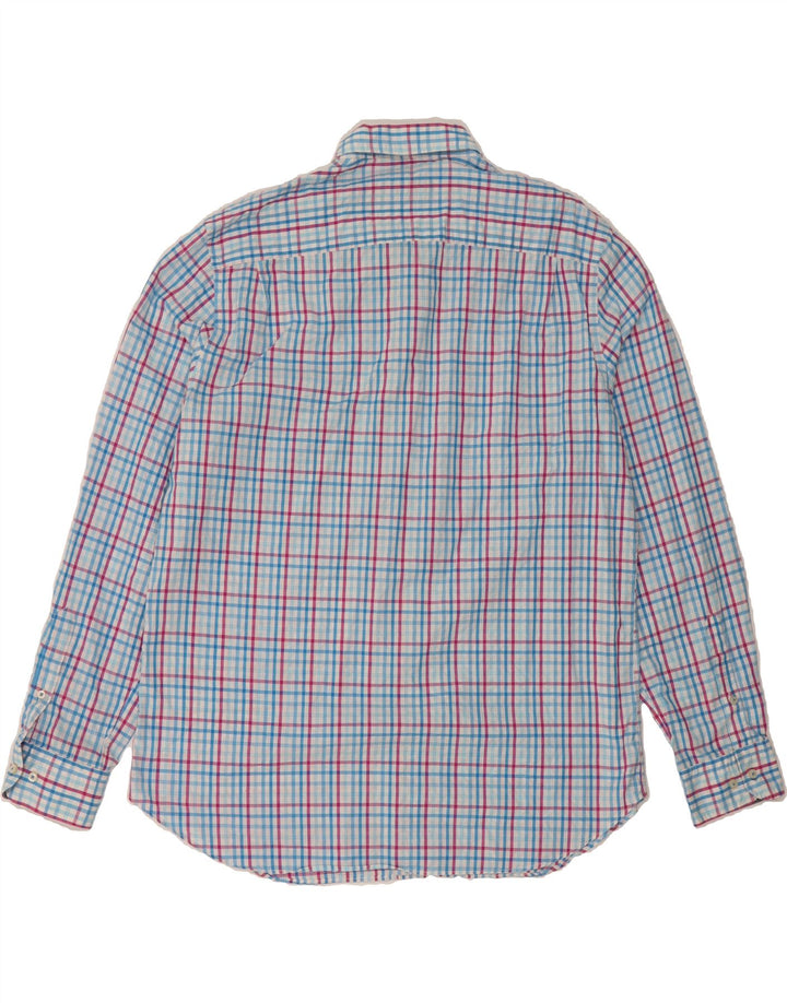 MASSIMO DUTTI Mens Shirt 2XL Blue Check Vintage Massimo Dutti and Second-Hand Massimo Dutti from Messina Hembry 