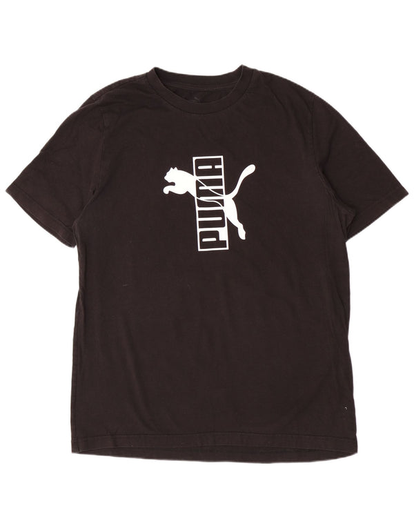 Puma Camiseta Masculina Graphic Top Grande Preto