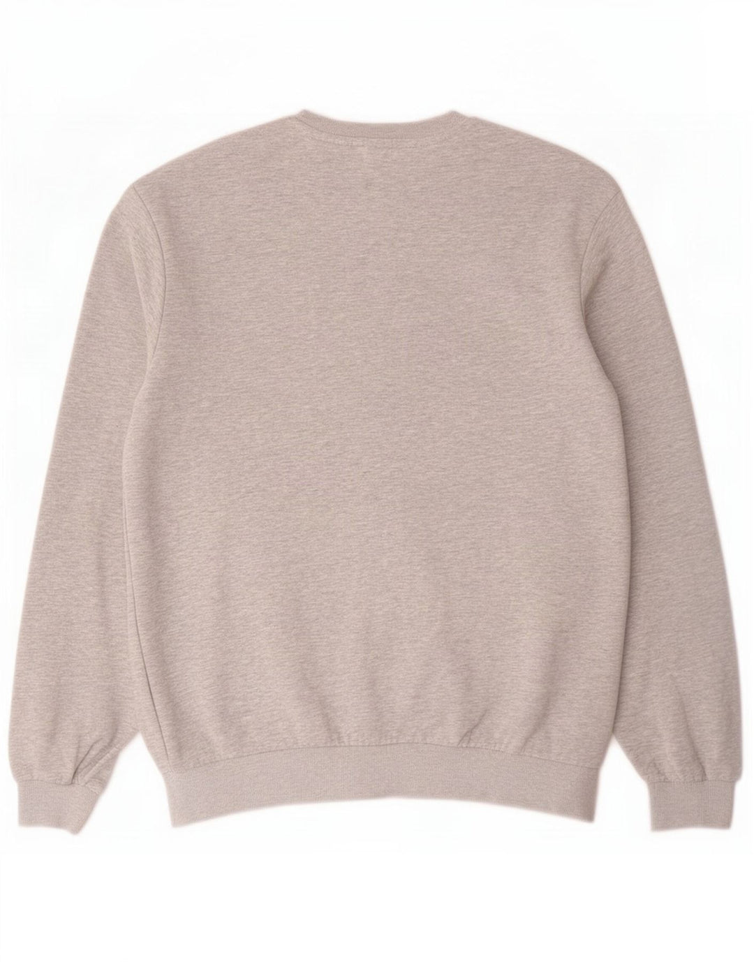 Fila moletom masculino jumper pequeno algodão manchado cinza