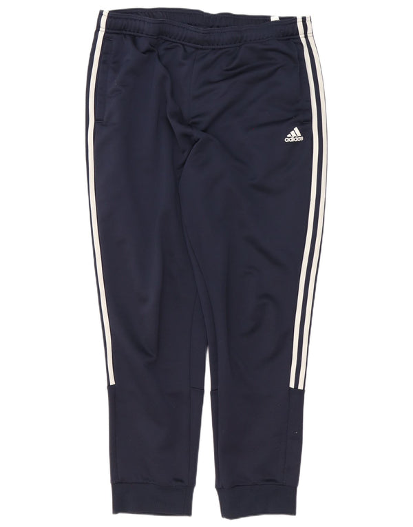 Calça de treino masculina Adidas Joggers XL azul marinho poliéster esportivo