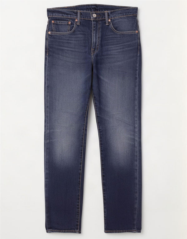 Levi's Masculino 502 Tapered Jeans W32 L34 Azul Algodão