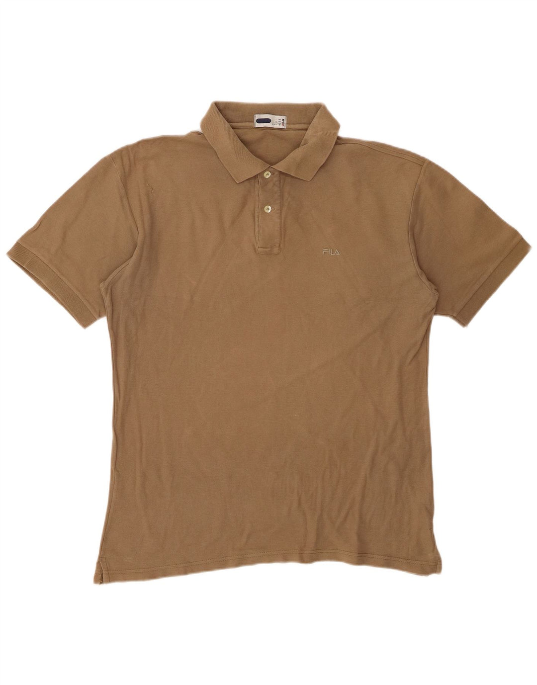 Camisa polo masculina FILA marrom médio