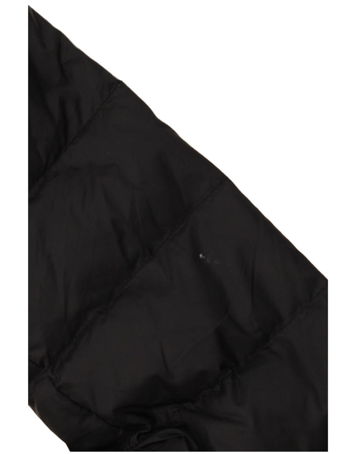 Casaco acolchoado feminino La Martina IT 46 grande nylon preto