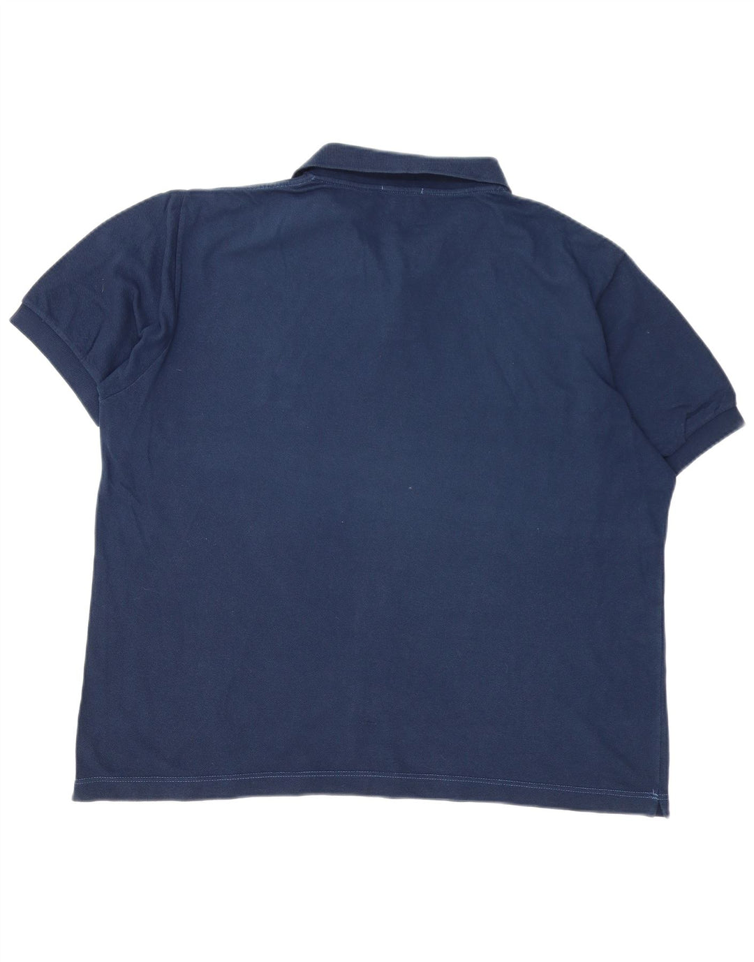 Camisa polo masculina Trussardi grande algodão azul marinho