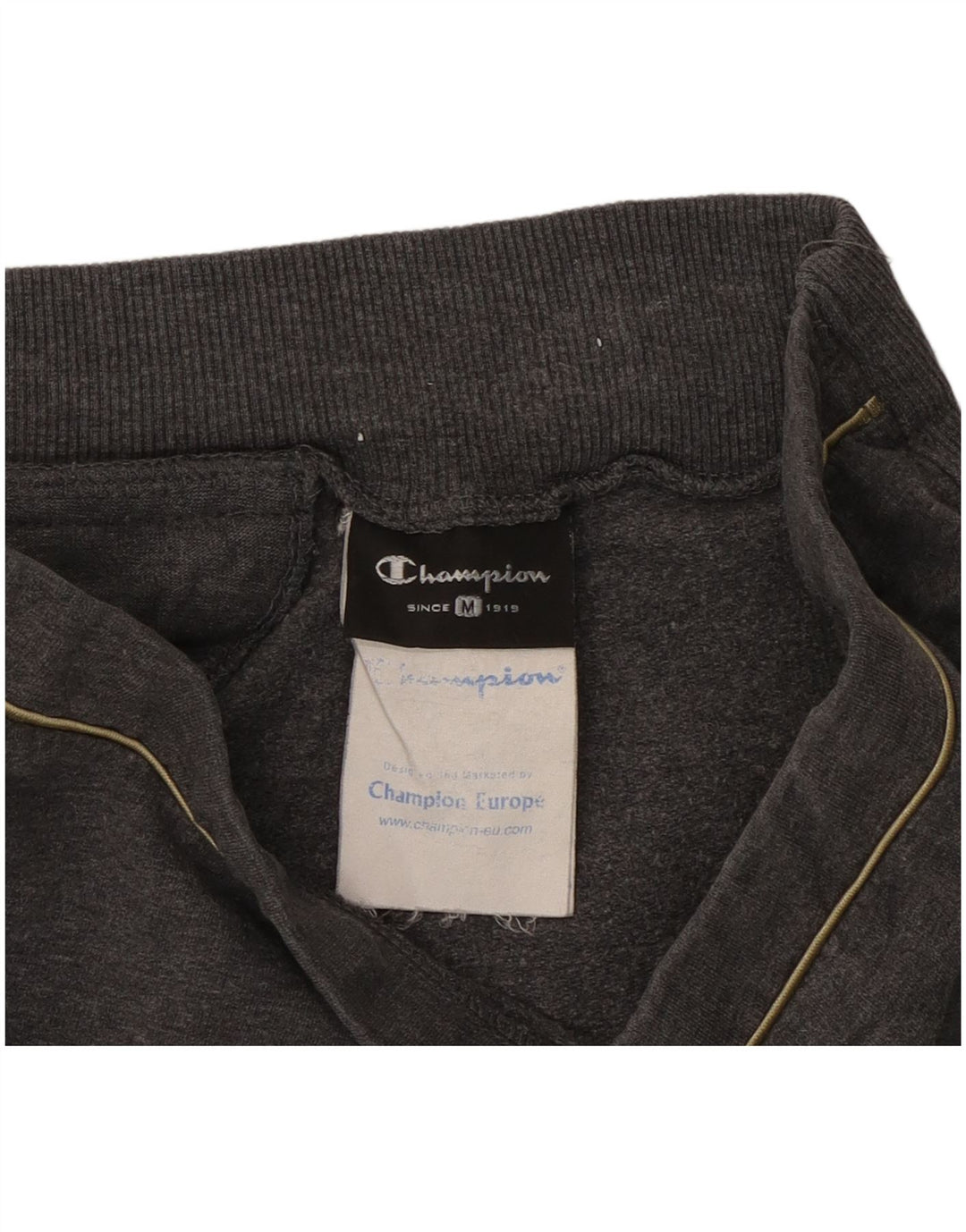 Leggings femininas Champion UK 12 algodão manchado cinza médio