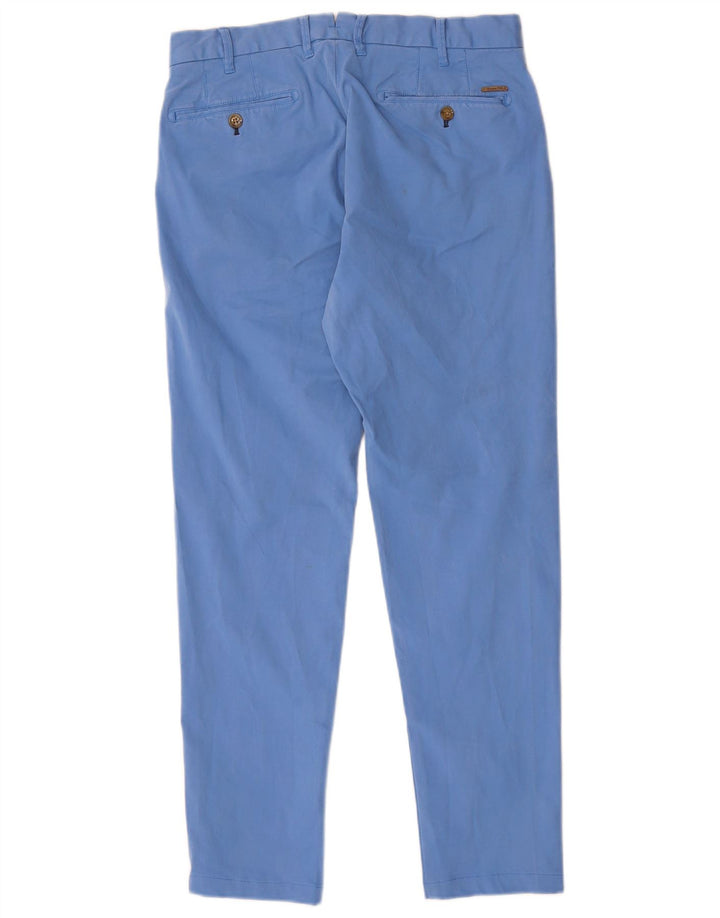Calça Chino Masculina Slim Fit Massimo Dutti EU 40 Médio W31 L29 Azul
